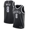 Män Brooklyn Nets Tröja Patty Mills 8 Nike 2022-23 Icon Edition Svart Swingman